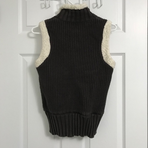 Y2K HBC Olympics Vest S/M Fit Brown White Cream - Picture 2 of 5